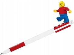 Zdjęcie LEGO Długopis Żelowy Czerwony Z Minifigurką 52602 - Gąbin