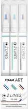Zdjęcie Cienkopis 2 Lines B 3 Kolory Toma - Kościan