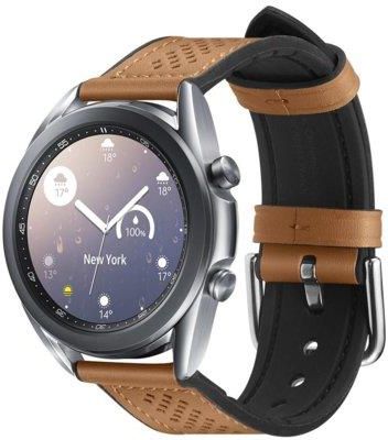 Spigen Pasek Retro Fit Band Samsung Galaxy Watch 3 41mm Brązowy