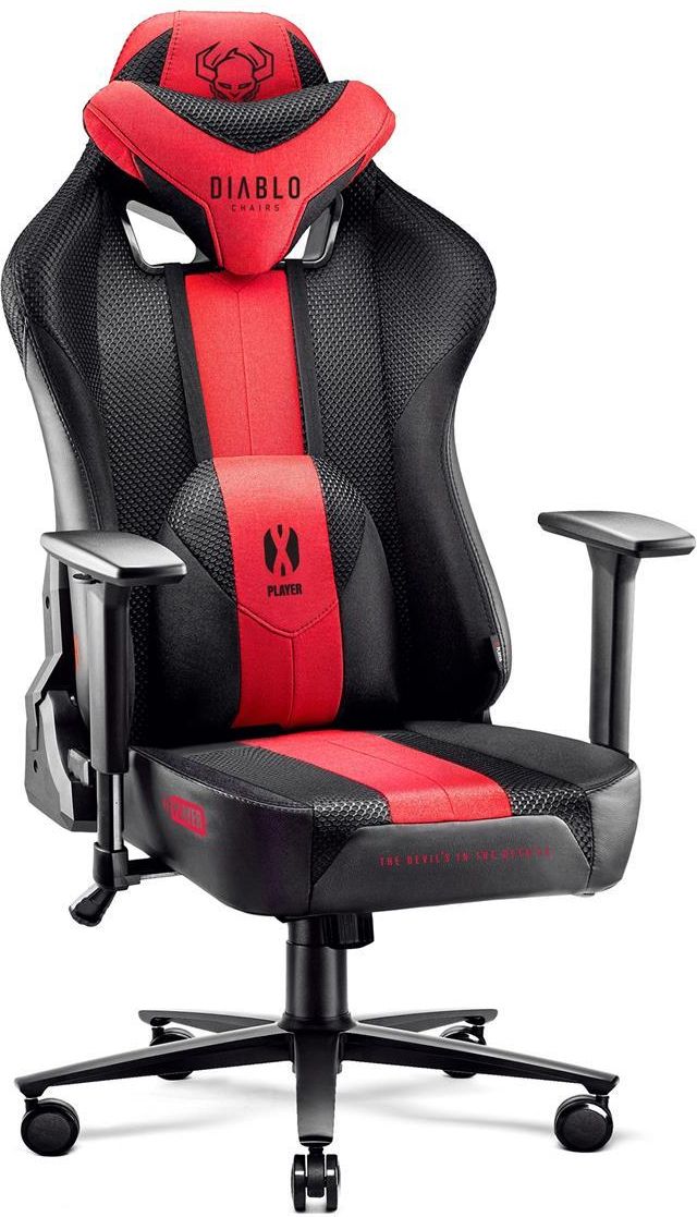 Fotel gamingowy Diablo X-Player 2.0 King Size czarno-czerwony