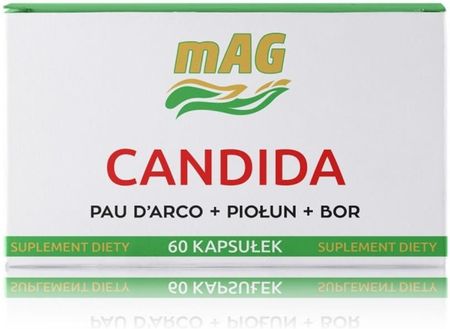 mAG CANDIDA Pau D'Arco + Piołun + Bor  60 kaps 
