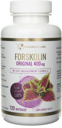 Progress Labs Forskolina Pokrzywa Indyjska 400 mg 120 kaps