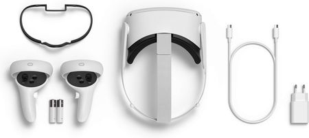 quest2 256GB ヘッドセット ホワイト コントローラー2個付き quest2 256GB ヘッドセット ホワイト コントローラー2個付き