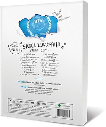 K-POP/アジア SKOOL LUV AFFAIR (Special Addition) BTS SKOOL LUV AFFAIR SPECIAL ADDITION CD + DVD (2 PŁYTY DVD