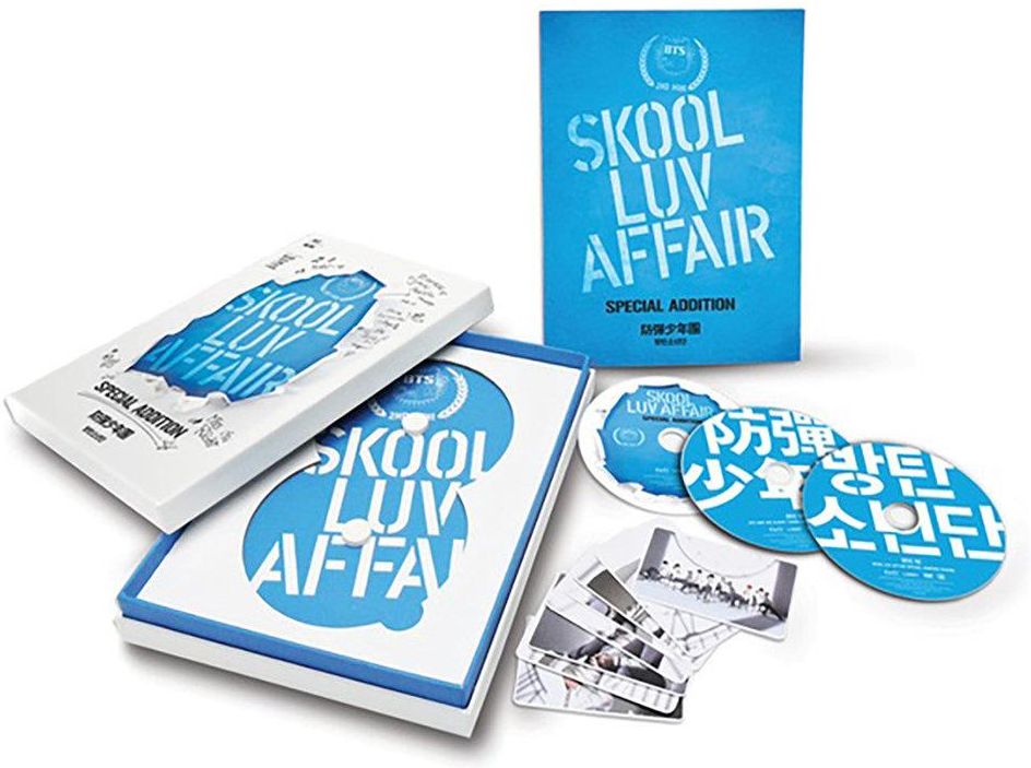 防弾少年団(BTS) - ❥ BTS SKOOL LUV AFFAIR Special Addition BTS SKOOL LUV AFFAIR SPECIAL ADDITION CD + DVD (2 PŁYTY DVD