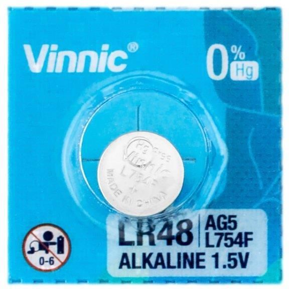 VINNIC LR48 LR754 G5 1.5V ŠARMINĖS BATERIJOS 10VNT. - Ceny i opinie na ...