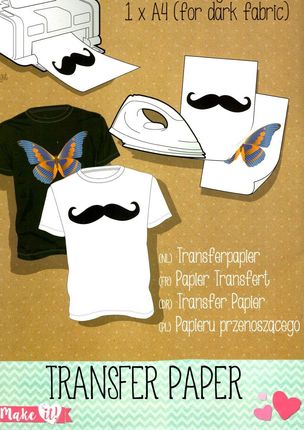 Papier Transferowy Naprasowanka Do Tkanin T Shirt