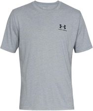 Zdjęcie Under Armour Koszulka Sportstyle Left Chest Short Sleeve Grey - Milanówek