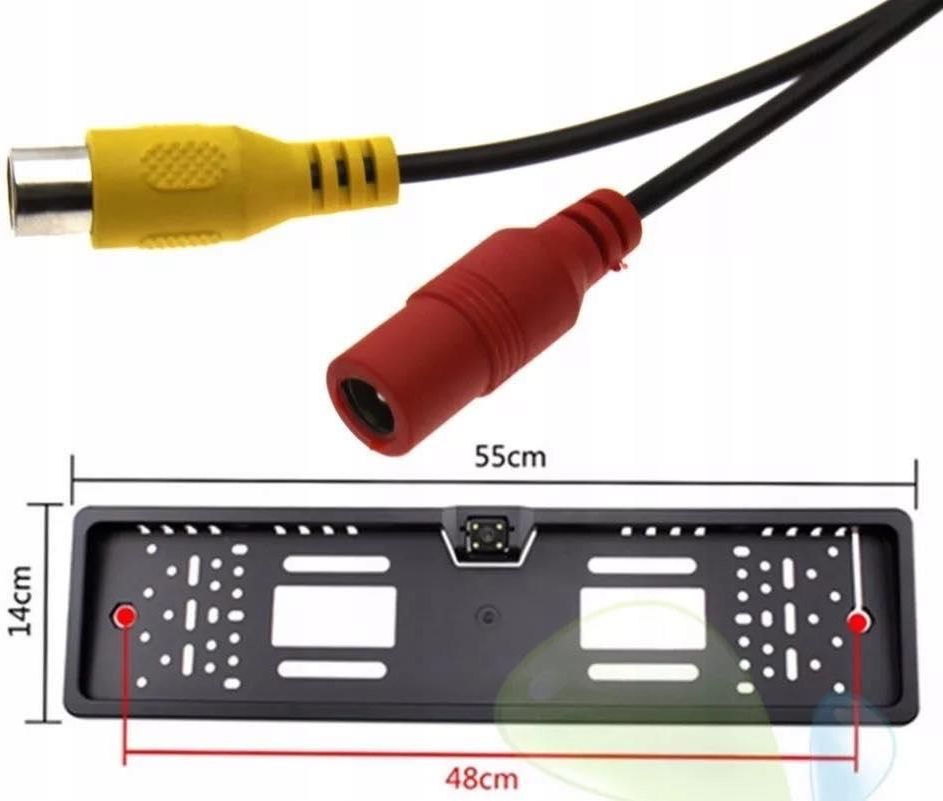  Kamera Cofania W Ramce Tablicy Rejestracyjnej ціна 37.39 zł - фотографія 2