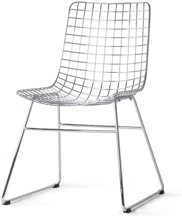 Hkliving Krzesło Metalowe Wire Chromowane Mzm4915