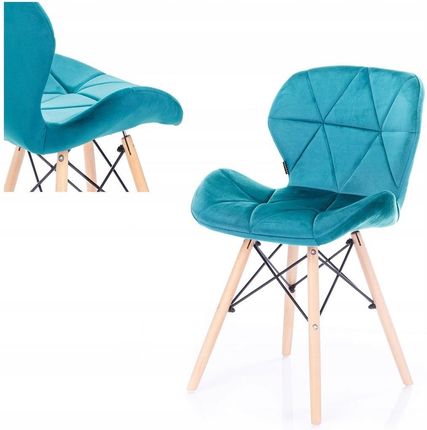Krzesło Nowoczesne Skandynawskie Dsw Salon Blue