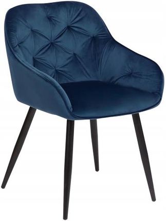 Krzesło Tapicerowane Loren Dark Blue