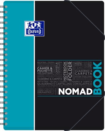 Kołozeszyt Oxford Nomadbook A4+/80k LI turkusowy