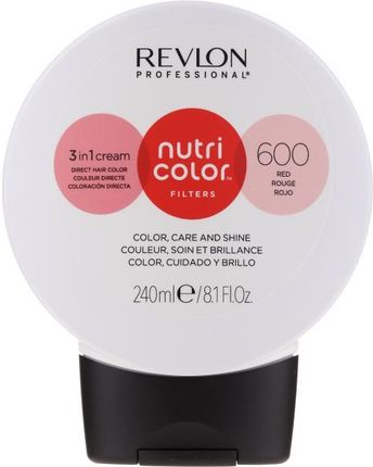 Revlon Professional Tonujący Krem Balsam Do Włosów Nutri Color Filters 600 Red 240ml