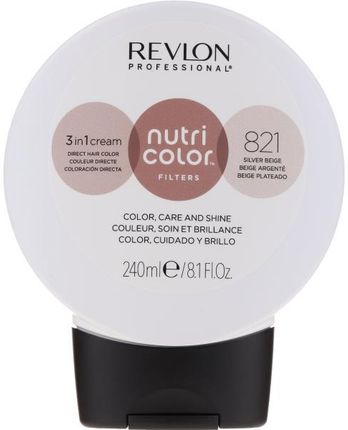 Revlon Professional Tonujący Krem Balsam Do Włosów Nutri Color Filters 821 Silver beige 240ml
