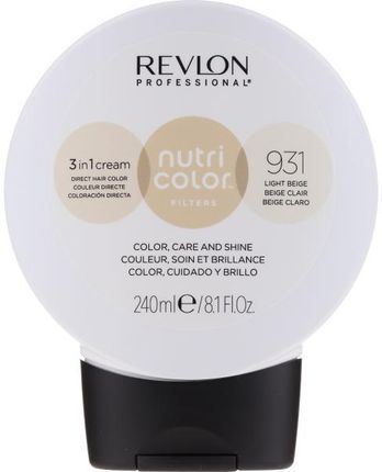Revlon Professional Tonujący Krem Balsam Do Włosów Nutri Color Filters 931 Light beige 240ml