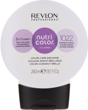 Revlon Professional Tonujący Krem Balsam Do Włosów Nutri Color Filters 1022 Intense platinum 240ml