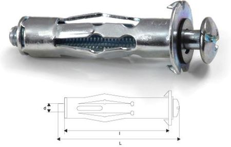 KOŁEK KOŁKI MOLLY PŁYT GIPS G/K 5X37/45 100SZT MOLLY5X3745