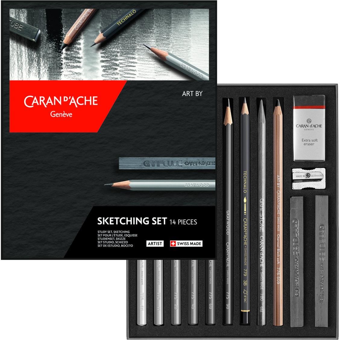 Caran d'Ache : Art by : Sketching Set of 14