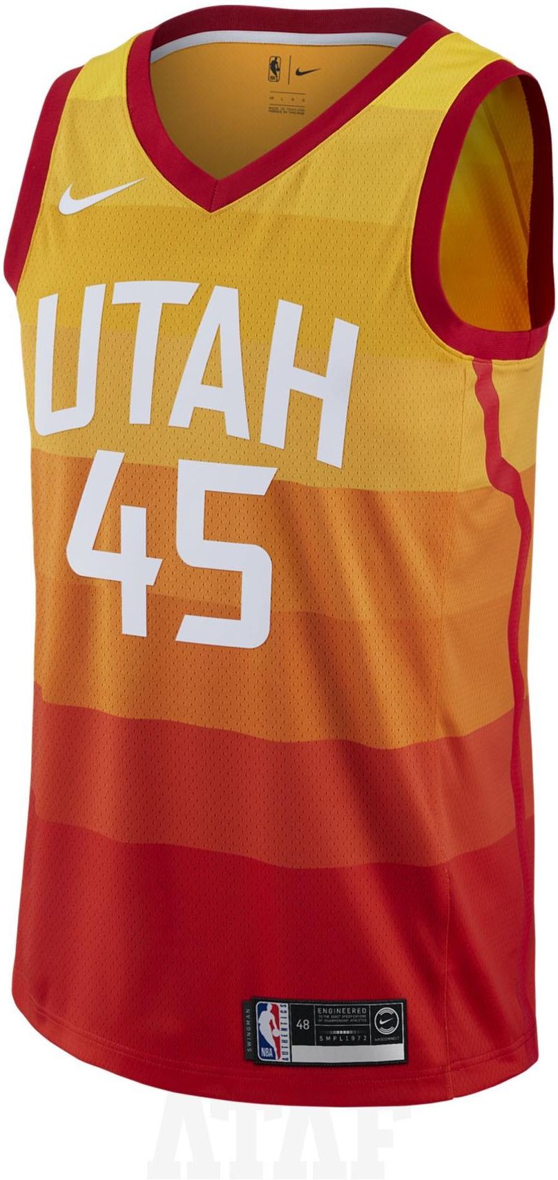 donovan mitchell jersey orange