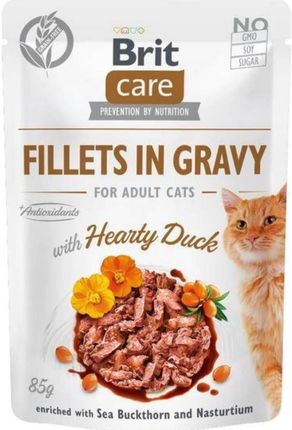 Brit Care Cat Pouches Fillets In Gravy With Hearty Duck 85G
