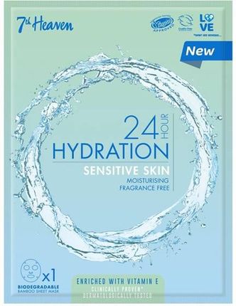 7Th Heaven 24H Hour Hydration Sensitive Skin Ultranawilżająca Maseczka W Płachcie Do Skóry Wrażliwej 1Szt.