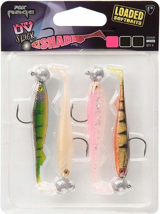 Zestaw Gum Fox Rage Slick Shad Loaded 11Cm/10G Nmc023