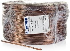 Zdjęcie Bitner Przewód Głośnikowy 2X1Mm Rolka 100M (Pgyptlgy2X1Mm) - Prusice