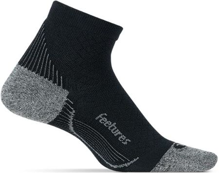 Feetures Skarpetki Długie Plantar Fasciitis Relief Socks Ultralight Quarter Czarne