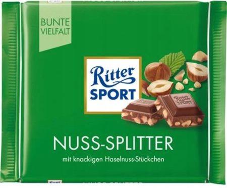Ritter Sport - czekolada mleczna z kawałkami prażonych orzechów laskowych 250g
