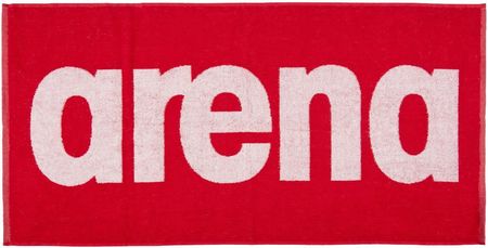 ARENA RĘCZNIK GYM SOFT TOWEL RED-WHITE 100X50 CM