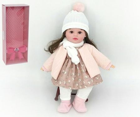 Adar Lalka dziewczynka zima z dziękiem 40 cm w pudełku 526242 