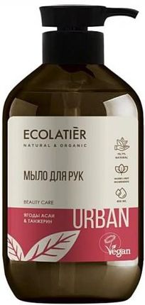 Ecolatier Natural & Organic Mydło W Płynie Do Rąk Acai I Mandarynka 400Ml