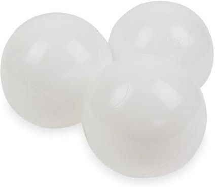Mimii Plastikowe piłeczki do suchego basenu 50szt białe
