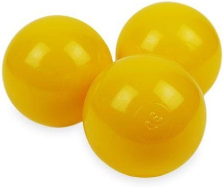 Mimii Plastikowe piłeczki do suchego basenu 50szt żółte