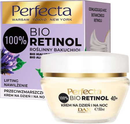 Perfecta Bio Retinol Przeciwzmarszczkowy krem do twarzy 40+ na dzień i noc 50ml
