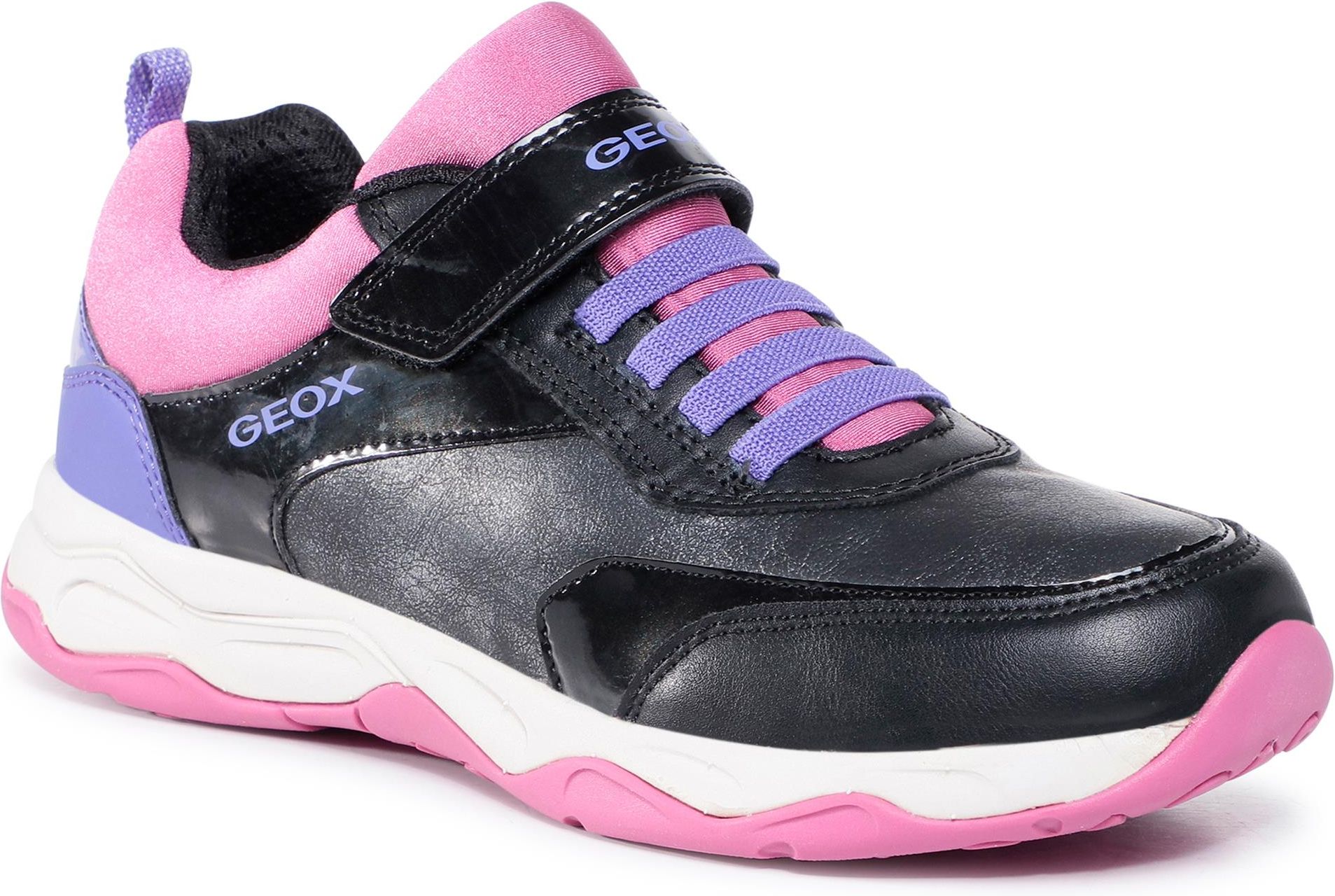 Geox Sneakersy J Calco G A J04cma 054pv C9233 S Blacj Violet Ceny I Opinie Ceneo Pl