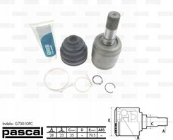 PRZEGUB WEWNĘTRZNY L MAZDA 626 III, 626 IV, MX-6, G73010PC