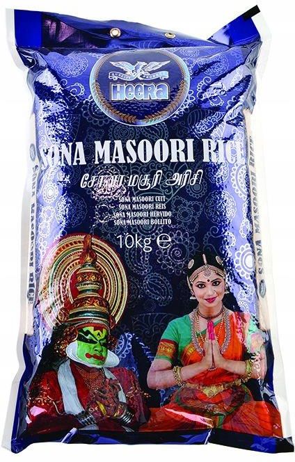 Indyjski Rice Heera Sona Masoori Rice Ryż Indyjski 10KG - Ceny i opinie - Ceneo.pl