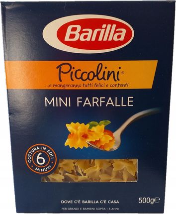 Barilla Piccolini farfalle włoski mini makaron500g