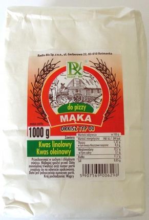 Mąka Orkiszowa Do Pizzy Typ 00 1Kg