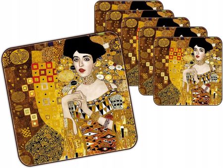 KPL. 6 PODKŁADEK KORKOWYCH GUSTAV KLIMT - ADELE BL