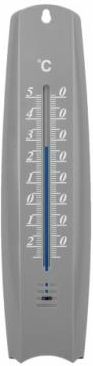 Bradas Termometr Zewnętrzny 26cm Szary White Line (WLM34GY)