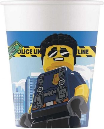 Godan Kubek Papierowy 200Ml Lego City Go Fol Op8Szt