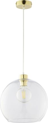 TK Lighting Cubus Lampa Wisząca 1-Punktowa Transparentna/Złota 2742 Tk2742