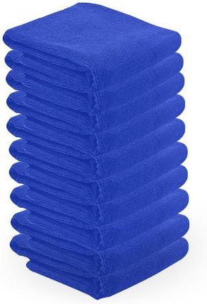 Ręcznik Z Microfibry 73X40Cm 10Szt Niebieski