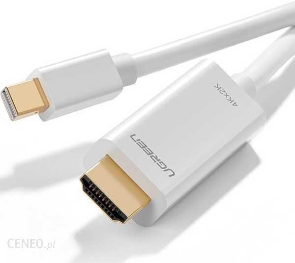 Talented Junior factory Kabel mini DisplayPort - HDMI UGREEN 4K 1,5m (biały) - Opinie i ceny na  Ceneo.pl