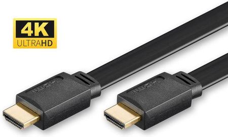 MICROCONNECT  KABEL HDMI 4K 3D 1.4 8GB/S 48BIT 1M HDM19191V14FLAT 