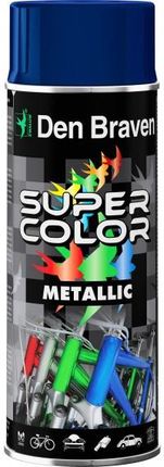 Den Braven Spray Super Color Metallic Niebieski 400Ml