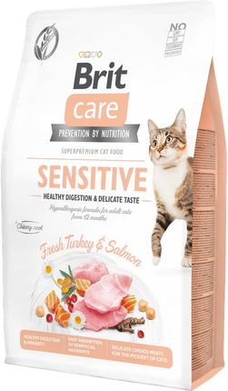 Brit Care Cat Grain Free Sensitive Healthy Digestion&Delicate Taste 2Kg